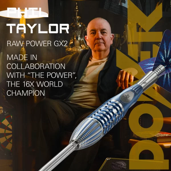 Target Darts Phil Taylor Power 9-Five Gen 10 18G 95% Set de fléchettes à Pointe Souple en tungstène