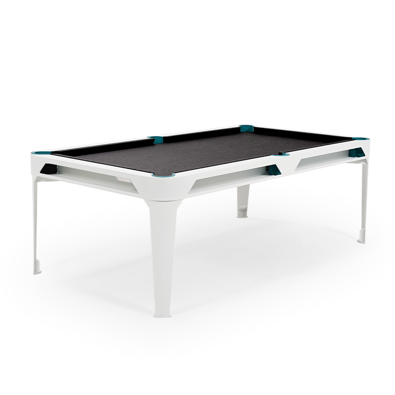 hyphen-outdoor-pool-table-white-frame-dark-grey-cloth