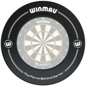 Alternative view of Dartboard surround, sort m/signature